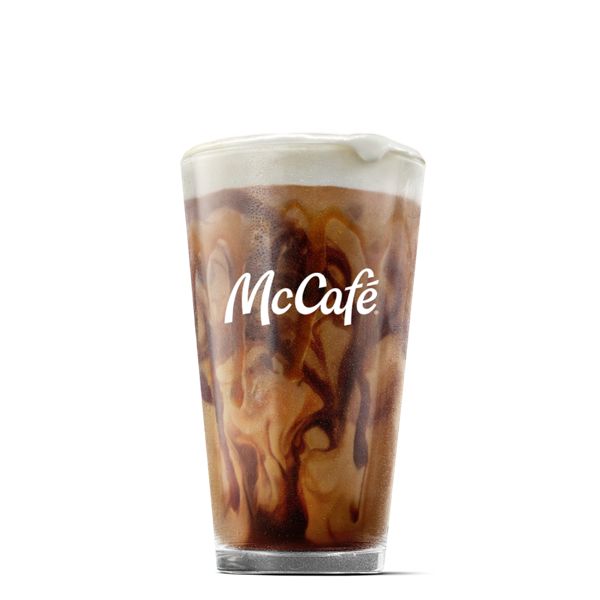 Iced Velvet Mocha with Cold Foam - Small from McDonalds McCafé Drinks menu