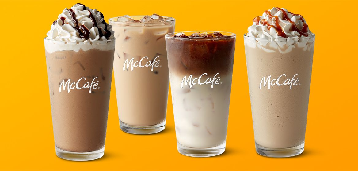 Small Iced Coffee: McCafé Flavored or Black Coffee