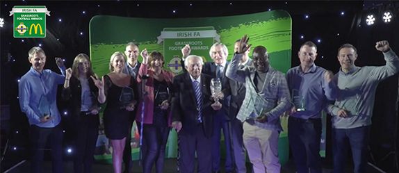 The Northern Irish Football Association and McDonald’s Grassroots Football Awards Winners