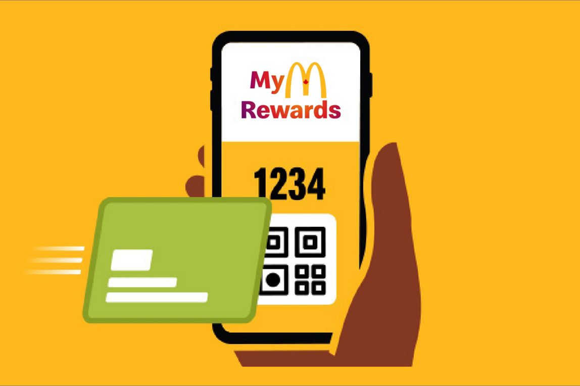 MyMcDonald's Rewards pay with code