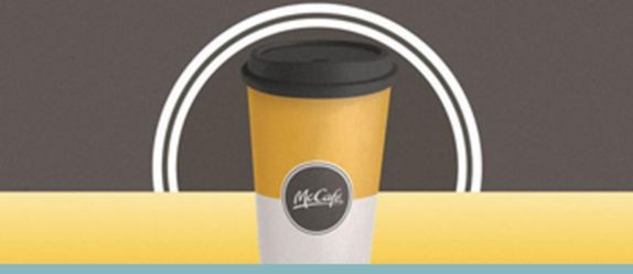Paper McCafe cup.