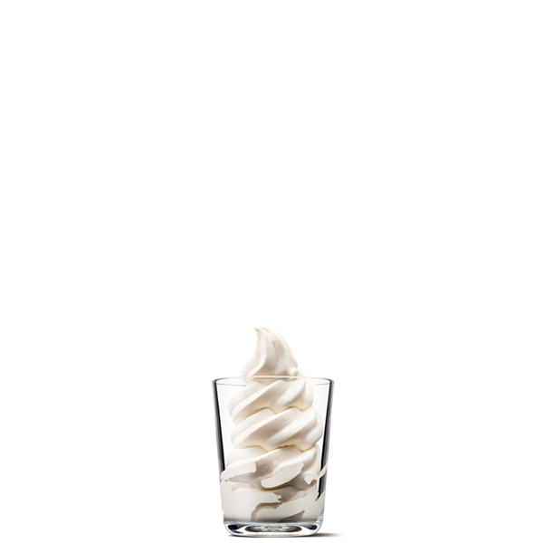 Plain Sundae - large from McDonald's Desserts menu