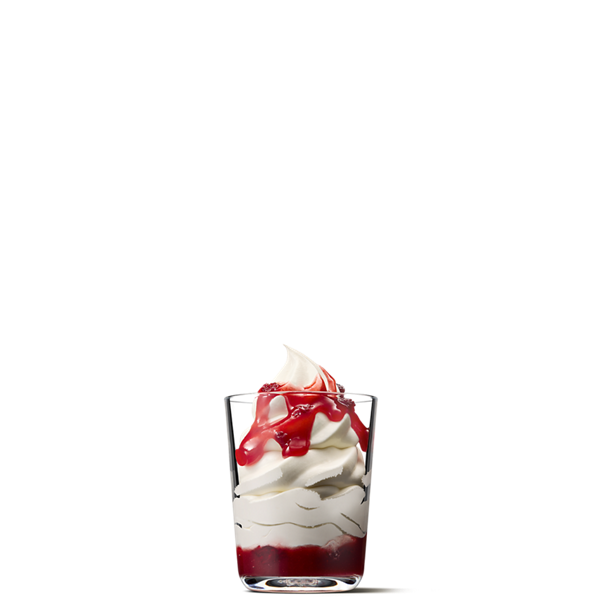 Strawberry Sundae - large from McDonald's Desserts menu