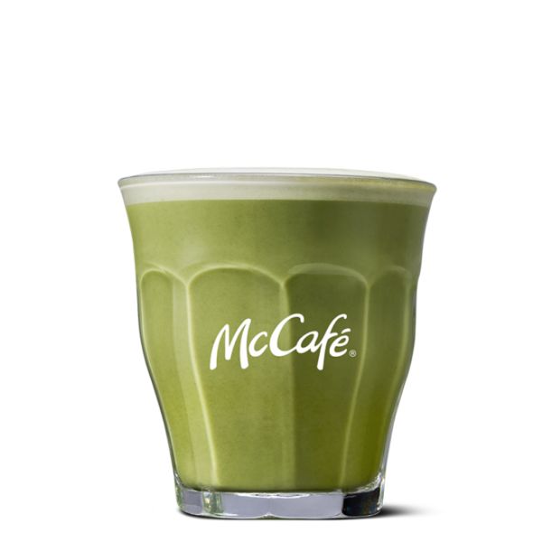 Matcha Latte - medium from McDonalds McCafé Drinks menu