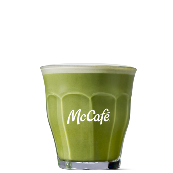 Matcha Latte - medium from McDonalds McCafé Drinks menu
