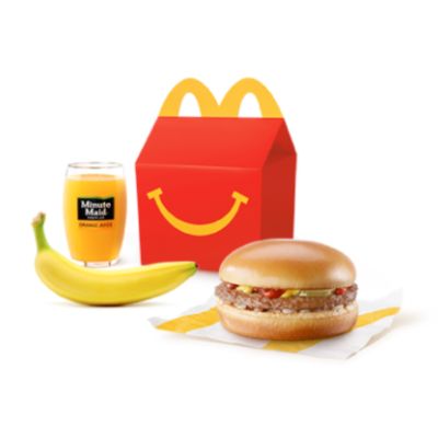 Happy Meal Beefburger with Banana