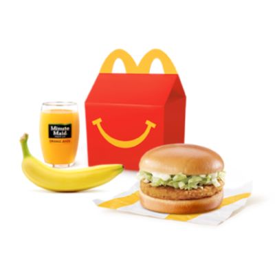 Happy Meal Chickenburger with Banana
