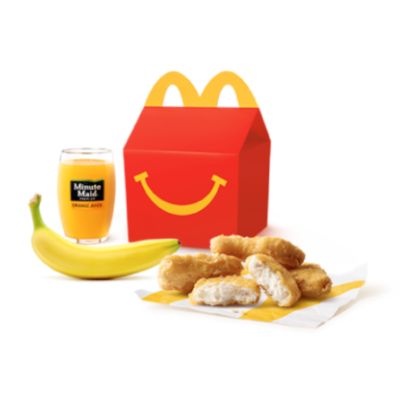 Happy Meal Chicken McNuggets with Banana