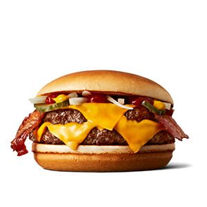 Big Cheese'n'Bacon Stack med 226g saftigt nötkött