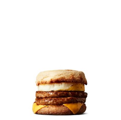 Dubbel McMuffin Sausage & Egg