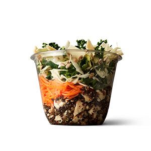 Kyckling och Belugalinser Sallad