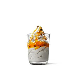 Sundae Passionsfrukt - Glass med marängkross