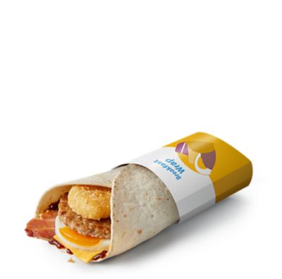 Breakfast Wrap With Brown Sauce
