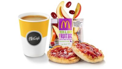 Muffin With Jam Meal
