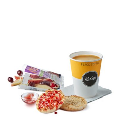 Muffin With Jam Meal