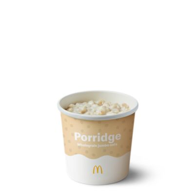 McDonald's Plain Porridge - Breakfast Menu