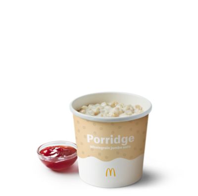 McDonald's Porridge with Jam - Breakfast Menu