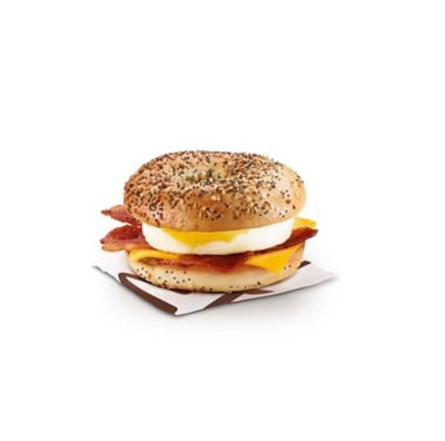 Bacon ‘N Egg Bagel with Everything Bagel