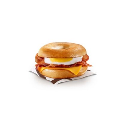 Bacon ‘N Egg Bagel with Plain Bagel