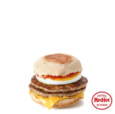 Double Sausage Egg McMuffin X Franks Ketchup