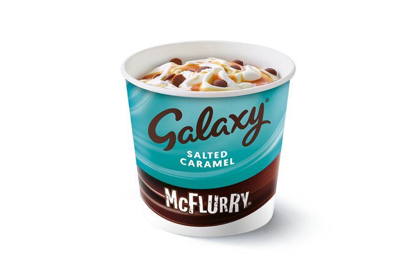 Galaxy Salted Caramel McFlurry