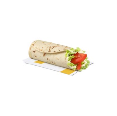Lettuce and Tomato Snack Wrap