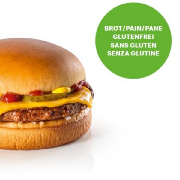 Hamburger con pane senza glutine