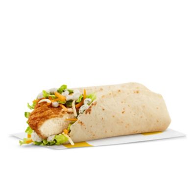 Ranch Chicken Snack Wrap with Crispy Chicken