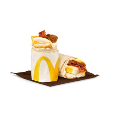 Sausage, Bacon & Egg Breakfast Wrap