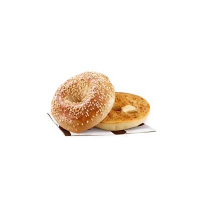 Sesame Bagel with Butter