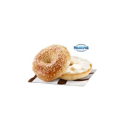 Sesame Bagel With Regular Cream Cheese Product
