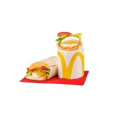 Spicy Egg & Hash Brown Breakfast Wrap