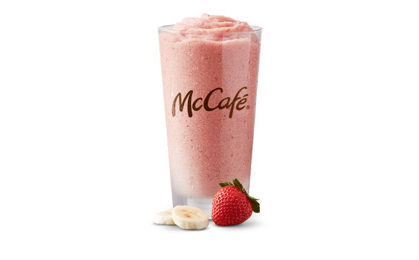 Strawberry Banana Real Fruit Smoothie | McDonald's Canada