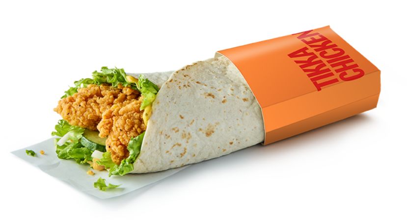 McDonald's Crispy Tikka Chicken Wrap