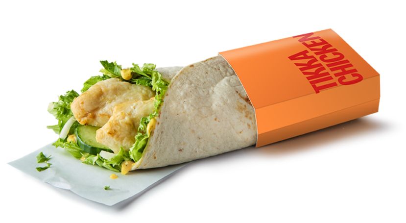 McDonald's Grilled Tikka Chicken Wrap