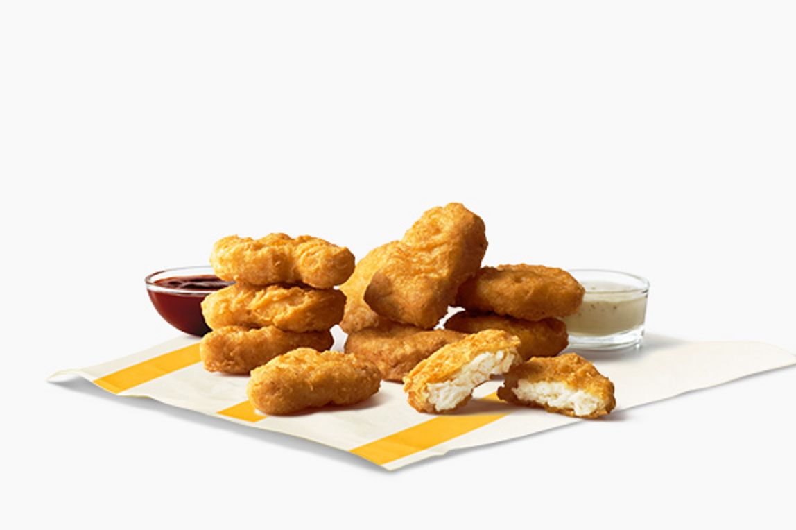 Aprende más acerca de los Chicken McNuggets® de 10 pzs.