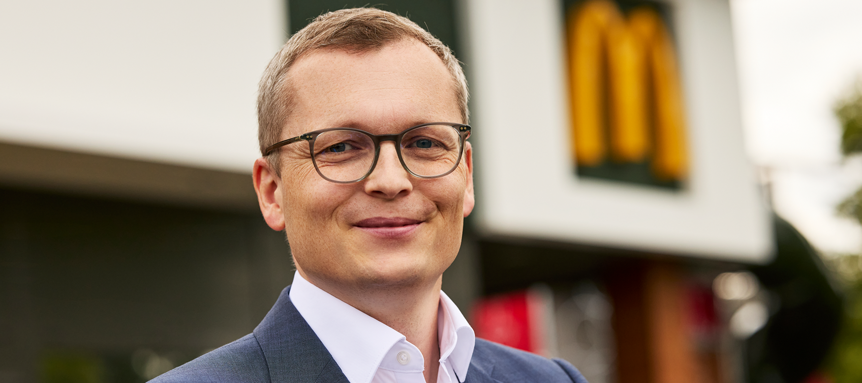 Porträt von Michael Groß, Franchise-Nehmer bei McDonald’s Deutschland