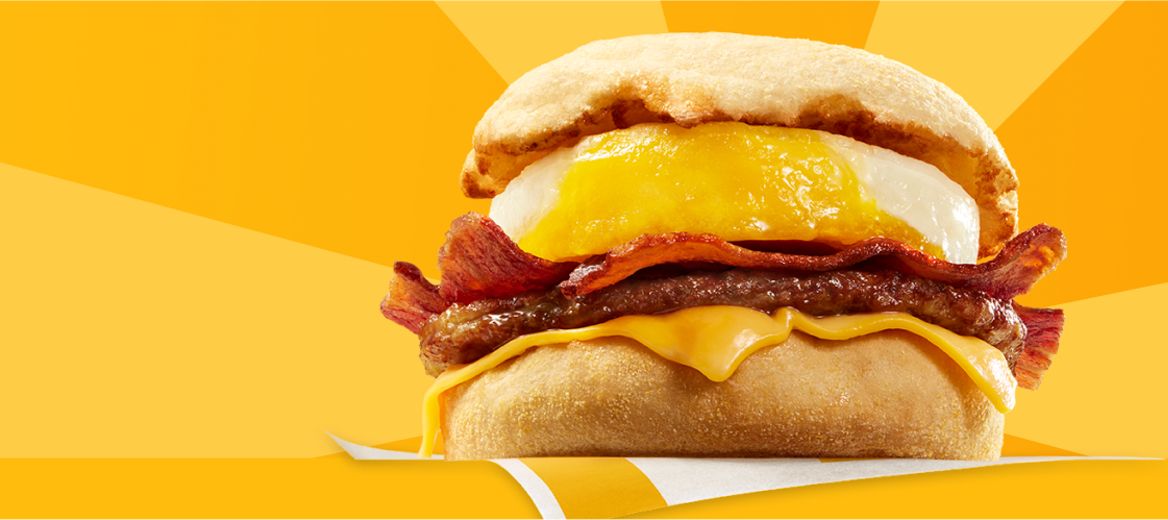 A Mighty McMuffin® Sandwich