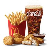 Bicchiere Coca Cola azzurro 2021 Mcdonald's menu happy meal collezione  gadget