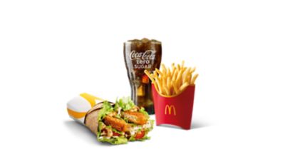 McWrap Honey Mustard Voordeelmenu » Een heerlijke Wrap met een saus van zoete honing en scherpe mosterd! ☆ McDonald's