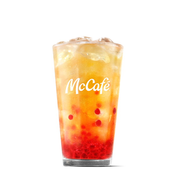Popping Mango Refresher - Small from McDonalds McCafé Drinks menu