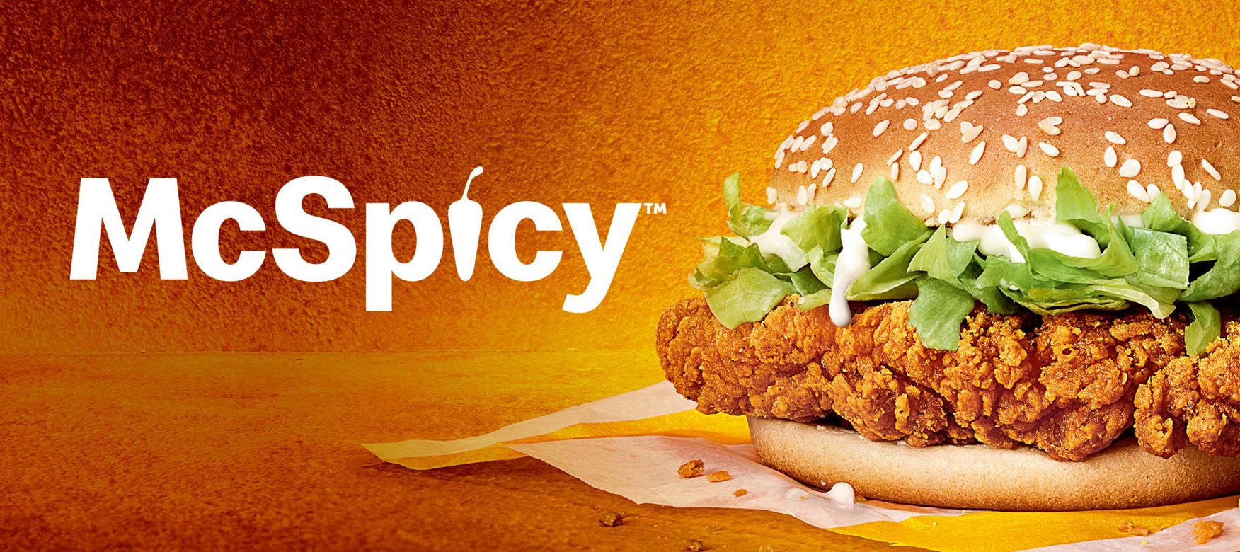 McSpicy on a table
