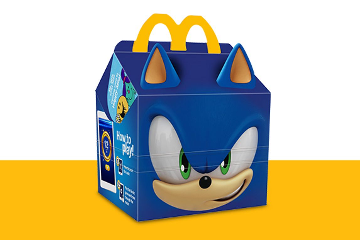 Happy Meal with Sonic Toy McDonald's IE
