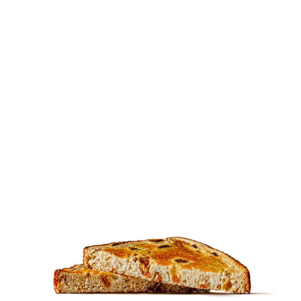 Raisin Toast with Butter from McDonalds McCafé Food menu