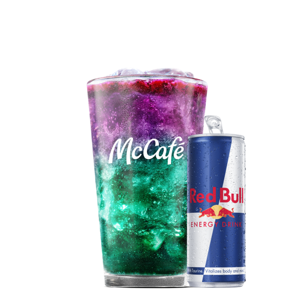 Red Bull Dragonberry Energiser - Medium from McDonalds McCafé Drinks menu