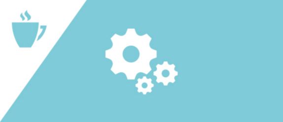 A cogs icon indicating reflection task