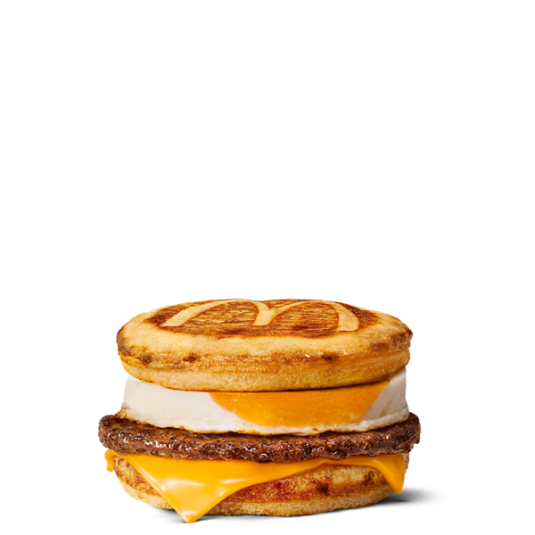 Sausage, Egg & Cheese McGriddles from McDonald's Breakfast menu