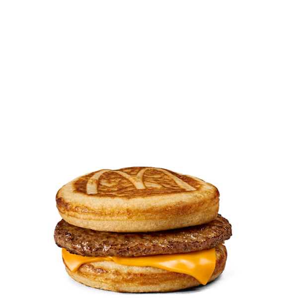 Sausage & Cheese McGriddles from McDonald's Breakfast menu