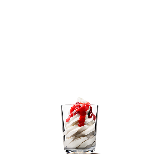 Strawberry Sundae - small from McDonald's Desserts menu