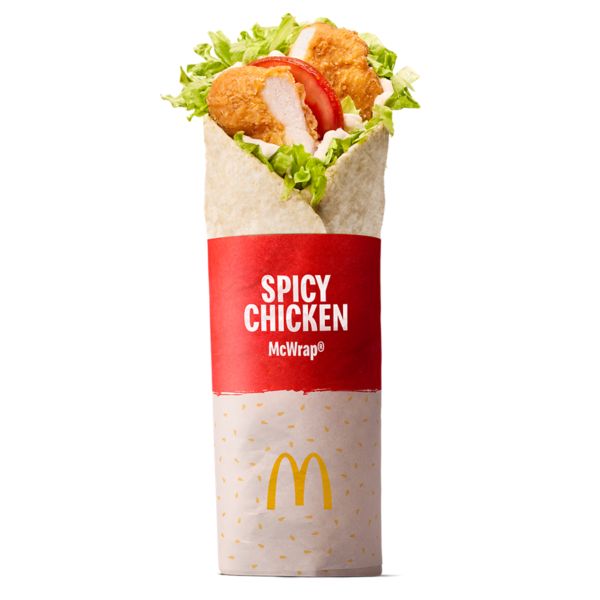 Spicy Chicken McWrap from McDonald's Chicken and Fish menu